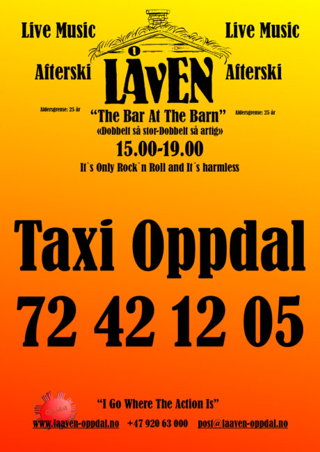 Låven-Taxi Oppdal 2021-